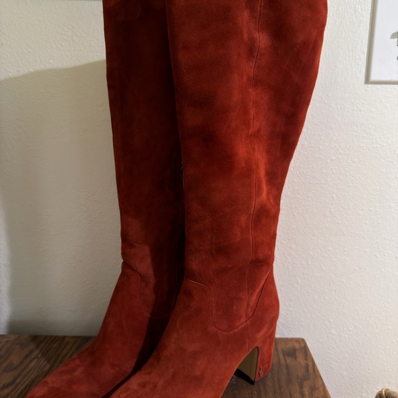 Sam Edelman Shoes - Sam Edelman Rust Suede Tall Boots